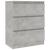 Servantă, gri beton, 60 x 35 x 76 cm, lemn prelucrat GartenMobel Dekor