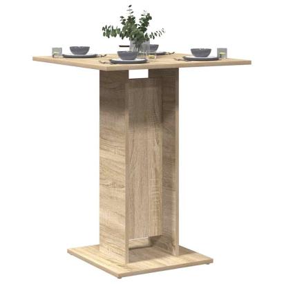 Masă de bistro, stejar sonoma, 60x60x75 cm, lemn prelucrat GartenMobel Dekor