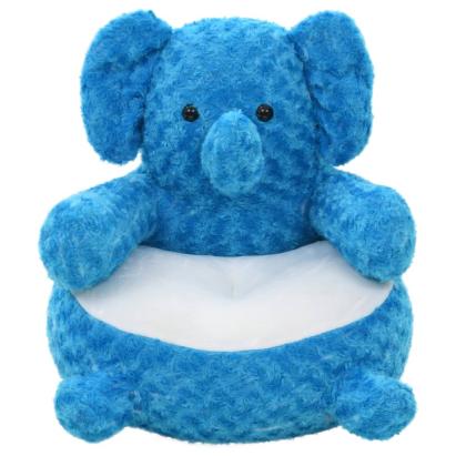 Elefant de jucărie, albastru, pluș  GartenMobel Dekor
