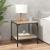 Mese laterale 2 buc. stejar sonoma 40x40x40 cm lemn prelucrat GartenMobel Dekor