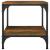 Mese laterale, 2 buc. stejar fumuriu 40x40x40 cm lemn prelucrat GartenMobel Dekor