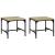 Mese laterale 2 buc. stejar sonoma 40x40x35 cm lemn prelucrat GartenMobel Dekor