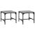 Mese laterale 2 buc. gri sonoma 40x40x35 cm lemn prelucrat GartenMobel Dekor