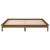 Cadru de pat cu LED, maro miere, 120x200 cm, lemn masiv GartenMobel Dekor
