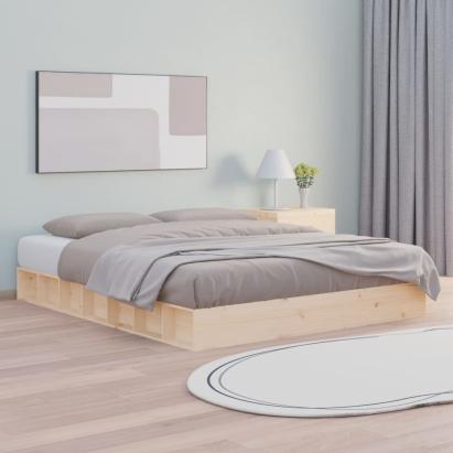 Cadru de pat, Super King, 180x200 cm, lemn masiv GartenMobel Dekor
