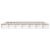 Cadru de pat Super King, alb, 180x200 cm, lemn masiv GartenMobel Dekor