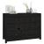 Dulap lateral, negru, 100x40x72 cm, lemn masiv de pin GartenMobel Dekor
