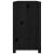 Dulap lateral, negru, 100x40x72 cm, lemn masiv de pin GartenMobel Dekor