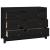 Dulap lateral, negru, 100x40x72 cm, lemn masiv de pin GartenMobel Dekor