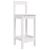 Scaune de bar, 2 buc., alb,40x41,5x112 cm, lemn masiv de pin GartenMobel Dekor