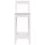 Scaune de bar, 2 buc., alb,40x41,5x112 cm, lemn masiv de pin GartenMobel Dekor
