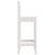 Scaune de bar, 2 buc., alb,40x41,5x112 cm, lemn masiv de pin GartenMobel Dekor