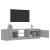 Comodă TV cu lumini LED, gri sonoma, 140x40x36 cm GartenMobel Dekor