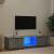 Comodă TV cu lumini LED, gri sonoma, 140x40x36 cm GartenMobel Dekor
