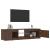 Comodă TV cu lumini LED, stejar maro, 140x40x36 cm GartenMobel Dekor