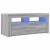 Comodă TV cu lumini LED, gri sonoma, 90x35x40 cm GartenMobel Dekor