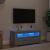Comodă TV cu lumini LED, gri sonoma, 90x35x40 cm GartenMobel Dekor
