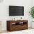 Comodă TV cu lumini LED, stejar maro, 90x35x40 cm GartenMobel Dekor