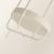 VASAGLE Masuta laterala tip noptiera, rotunda cu cos depozitare, cadru metalic, 40x55 cm, crem Household NewTrend