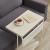 VASAGLE Masuta laterala laptop pe roti, 55x33x66 cm, stil industrial, crem Household NewTrend