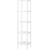 SONGMICS Etajera bambus 5 niveluri, raft multifunctional pentru baie sau bucatarie, 33x33x146 cm, alb Household NewTrend
