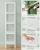 SONGMICS Etajera bambus 5 niveluri, raft multifunctional pentru baie sau bucatarie, 33x33x146 cm, alb Household NewTrend