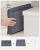 SONGMICS Organizator suspendat cu 4 compartimente, raft textil pentru usa sau perete, 33.5x12x100 cm, gri Household NewTrend
