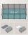 SONGMICS Tarc modular pentru animale mici, ABS, configurabil, 125x63x42 cm, gri Household NewTrend