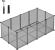 SONGMICS Tarc modular pentru animale mici, ABS, configurabil, 125x63x42 cm, gri Household NewTrend