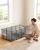 SONGMICS Tarc modular pentru animale mici, ABS, configurabil, 125x63x42 cm, gri Household NewTrend