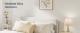 SONGMICS Masuta laterala tip noptiera, cu 3 rafturi si cos textil, cadru metalic, 30x34x58 cm, bej Household NewTrend