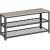 VASAGLE Raft pentru pantofi cu 2 polite, 100x30x45cm, otel, stil industrial, gri Household NewTrend