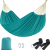 SONGMICS Hamac dublu, accesorii de prindere cu chingi si carabiniere, 210x150 cm, 300 kg, albastru Household NewTrend