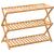 Etajera pantofi pliabila din bambus, pentru 9 perechi, 70x29x53 cm, natur Household NewTrend