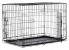 Cusca metalica pliabila pentru animale, cu maner si tava detasabila, 107x69x76 cm, negru Household NewTrend