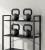 VASAGLE Biblioteca 6 rafturi, cadru metalic si polite PAL, stil industrial, 80x30x186 cm, negru Household NewTrend