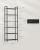 VASAGLE Biblioteca 6 niveluri, cu cadru metalic si rafturi PAL, 66x30x186 cm, negru Household NewTrend