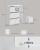 SONGMICS Etajera modulara 9 compartimente cu 6 sertare, PAL si MDF, 83x27x92 cm, alb Household NewTrend