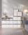 SONGMICS Etajera modulara 9 compartimente cu 6 sertare, PAL si MDF, 83x27x92 cm, alb Household NewTrend