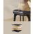 VASAGLE Set 2 scaune bar cu tapiterie piele ecologica, picioare din lemn, 44x32x66 cm, negru Household NewTrend