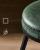 VASAGLE set 2 scaune de bar rotative 360°, cu spatar, inaltime 101 cm, piele sintetica, cadru otel, stil modern, verde Household NewTrend