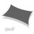 Prelata umbrire 4x3 m pentru terasa sau balcon, impermeabila, protectie UV, gri Household NewTrend