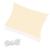 Prelata umbrire 4x3 m pentru terasa sau balcon, impermeabila, protectie UV, crem Household NewTrend