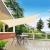 Prelata umbrire 4x3 m pentru terasa sau balcon, impermeabila, protectie UV, crem Household NewTrend