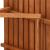 Set mobilier balcon sau terasa din lemn de fag, pliabil, masa 52x51x65 cm si 2 scaune, maro Household NewTrend
