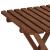 Set mobilier balcon sau terasa din lemn de fag, pliabil, masa 52x51x65 cm si 2 scaune, maro inchis Household NewTrend