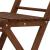 Set mobilier balcon sau terasa din lemn de fag, pliabil, masa 52x51x65 cm si 2 scaune, maro inchis Household NewTrend