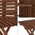 Set mobilier balcon sau terasa din lemn de fag, pliabil, masa 52x51x65 cm si 2 scaune, maro inchis Household NewTrend