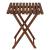 Set mobilier balcon sau terasa din lemn de fag, pliabil, masa 52x51x65 cm si 2 scaune, maro inchis Household NewTrend