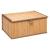 Set 3 cutii dreptunghiulare 5Five din bambus, marimi S-M-L, 32x25x16 cm, natur Household NewTrend